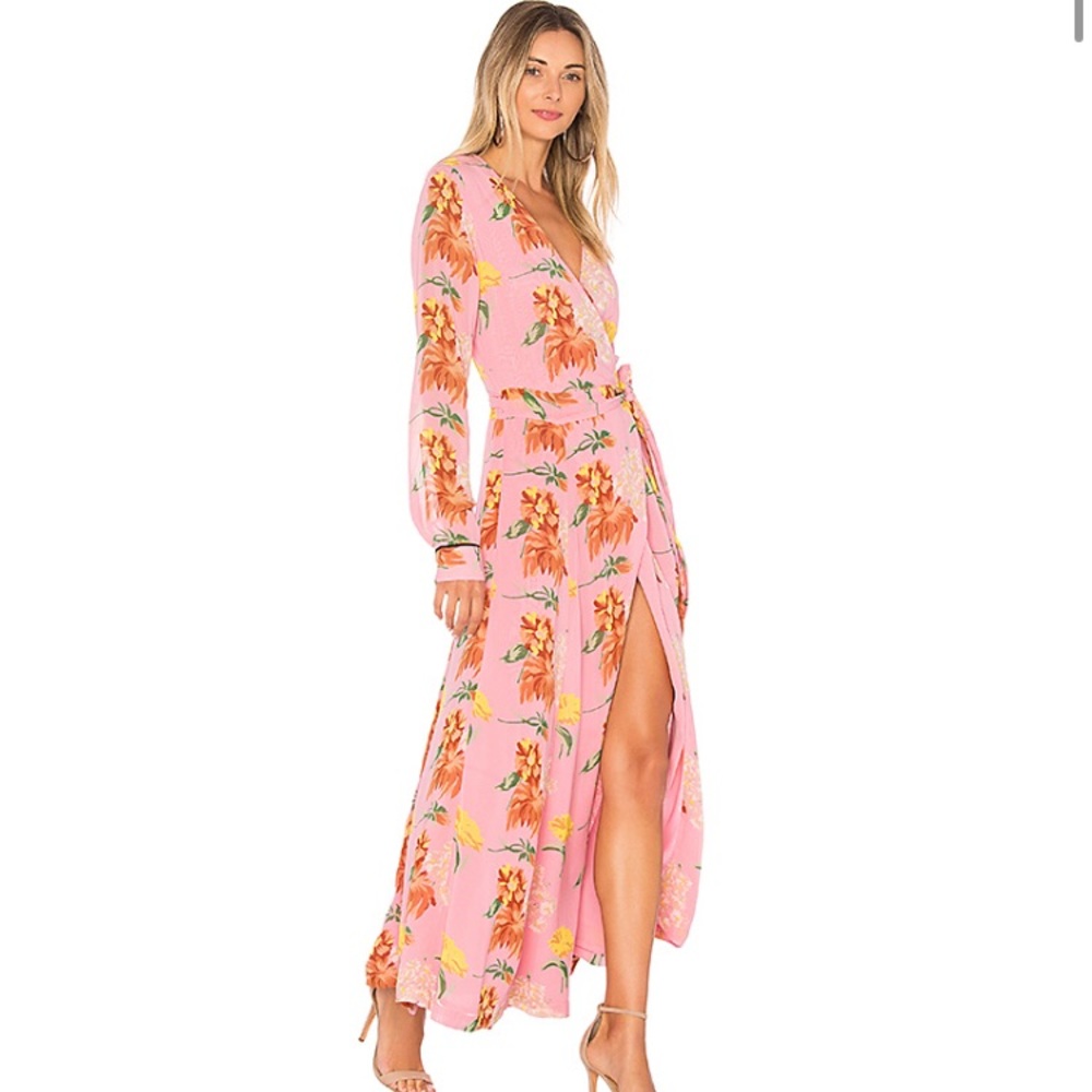 Ganni - Marceau maxi wrap dress